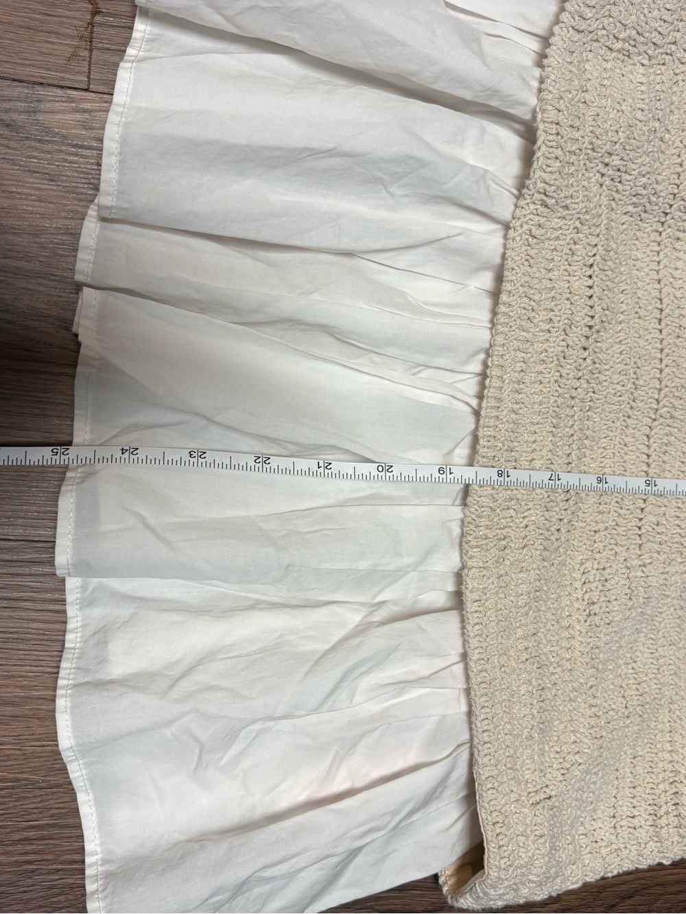 Anthropologie Mon Renn Cream Strapless Crochet Knit Mini Dress NWOT - Picture 10 of 15